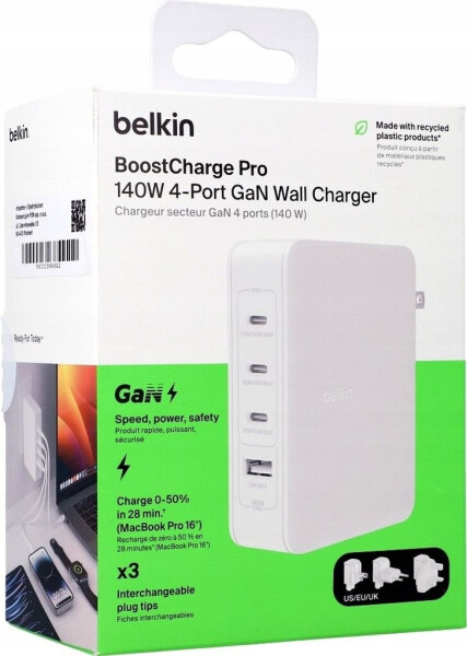 Belkin BoostCharge Pro 140-W-4-Port-GaN-Ladegerät, Bild 30