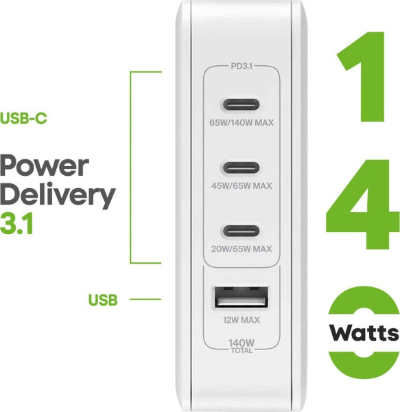 Belkin BoostCharge Pro 140-W-4-Port-GaN-Ladegerät, Bild 8