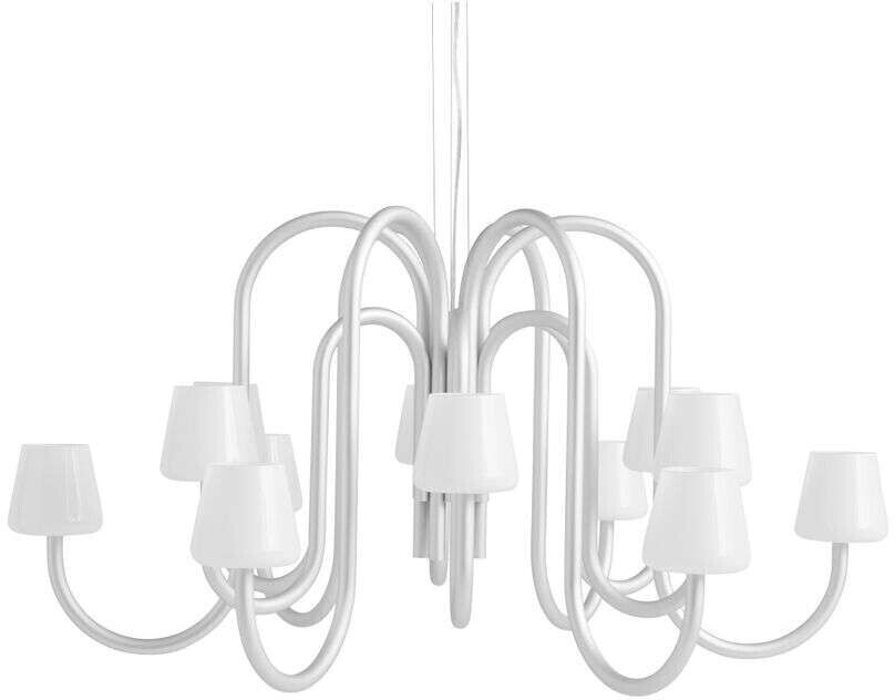 HAY Apollo 1065 Chandelier Alu/White Opal (AC180-C761-AB28)