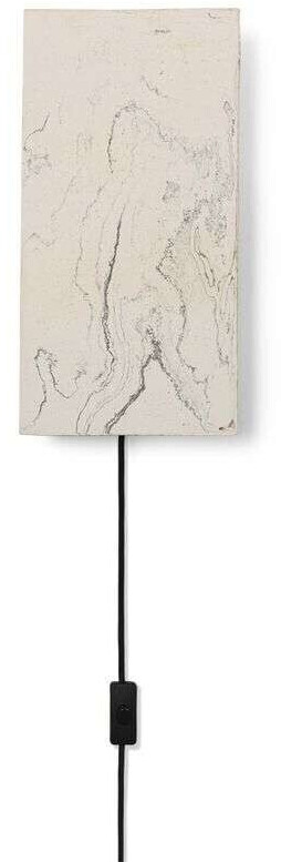 ferm LIVING Argilla wall lamp Rectangular Marble White (1104266483)