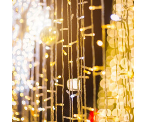 3x3m, € Innen Salcar - Lichterkette Lichternetz Außen Weihnachten warmweiß | Preisvergleich ab Lichtervorhang Led Strom Salcar 22,99 bei