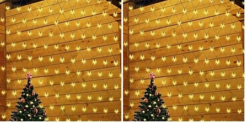 Salcar 3x2m Anti-Rost led Lichternetz Außen Lichterkette Garten Weihnachten, 8 Beleuchtungsmodi und Memory-Funktion, IP44, Warmweiß ab 19,99 € (Oktober 2026)