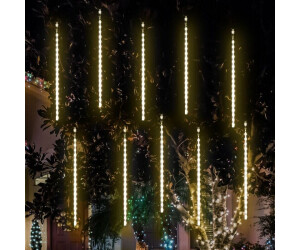 Salcar 4,5m Eiszapfen led Lichterkette ab 10 Warmweiß Garten Außen, Preisvergleich Beleuchtung für bei € Lichtregen mit | Outdoor, 9,99 Weihnachtsdeko Wasserdicht, Spiralen, Eisregen