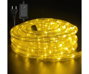 HENGDA LED Lichterschlauch mit 240 LEDs Warmweiss 10M (MMHD-A-1-HG6865W) ab  21,99 €