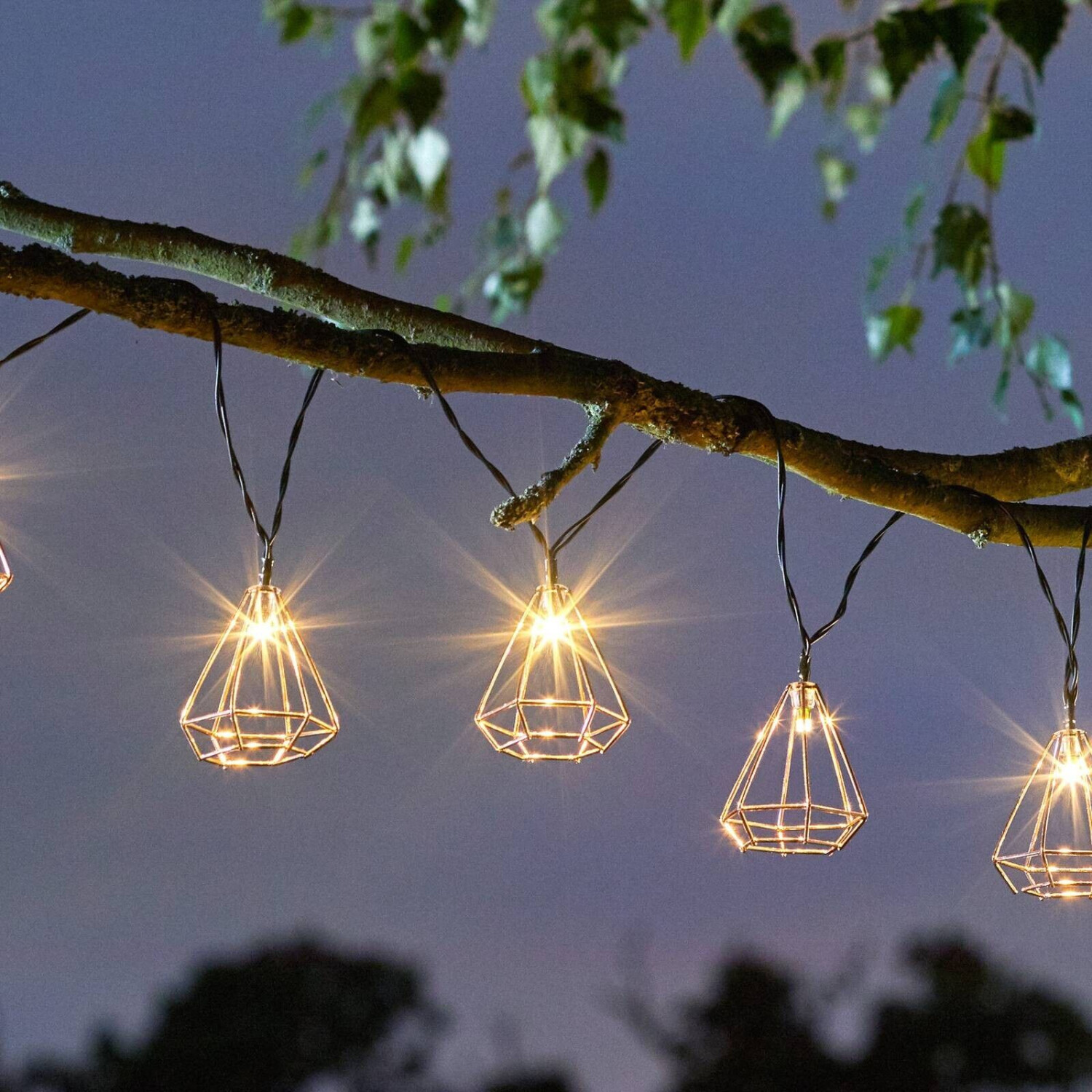 Smart Garden Products Geo 10-bulb LED solar fairy lights
