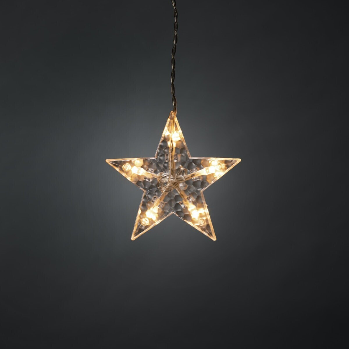 Konstsmide LED-Sternenlichtervorhang 11 Sterne 85 LED warmweiß ab 38,95 € |  Preisvergleich bei | Lichtervorhänge