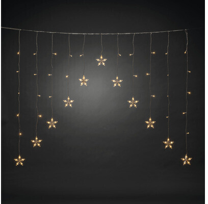 ab bei Konstsmide Sterne 38,95 LED-Sternenlichtervorhang € 11 warmweiß Preisvergleich LED 85 |