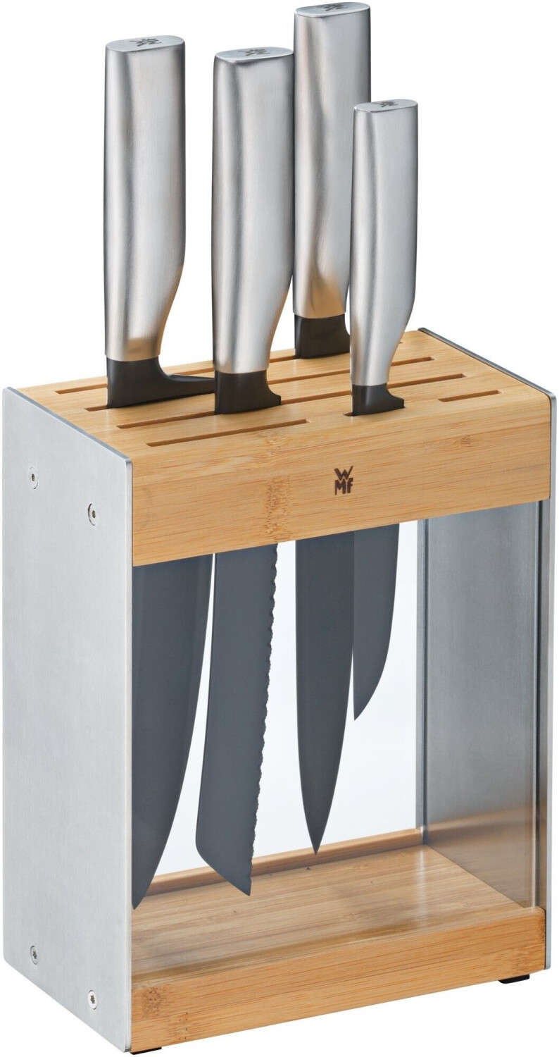WMF Ultimate schwarz Messer-Set mit Messerblock 5-teilig