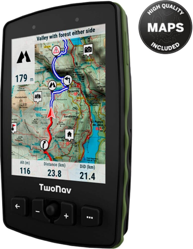 GPS TwoNav Aventura 2 Plus + Carte France IGN - Randonnée, Trekking - Écran 3,7" - Orange
