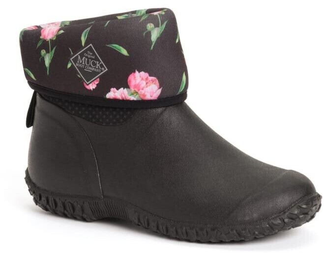 Muck Boot Women's Muckster II Mid Wellies black rose print
