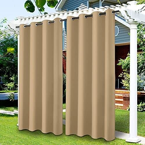 LiveGo Outdoor curtain 132x213cm beige