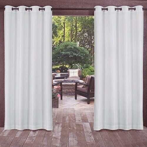 ele ELEOPTION Outdoor curtain 132x240cm milk white