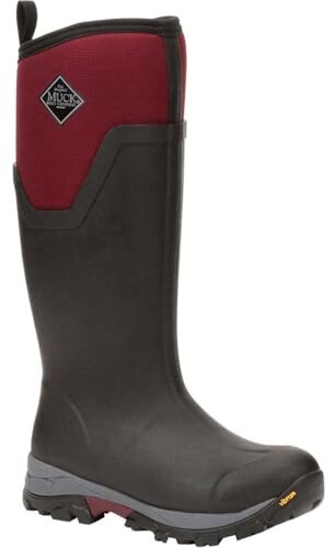 Maroon top muck boots