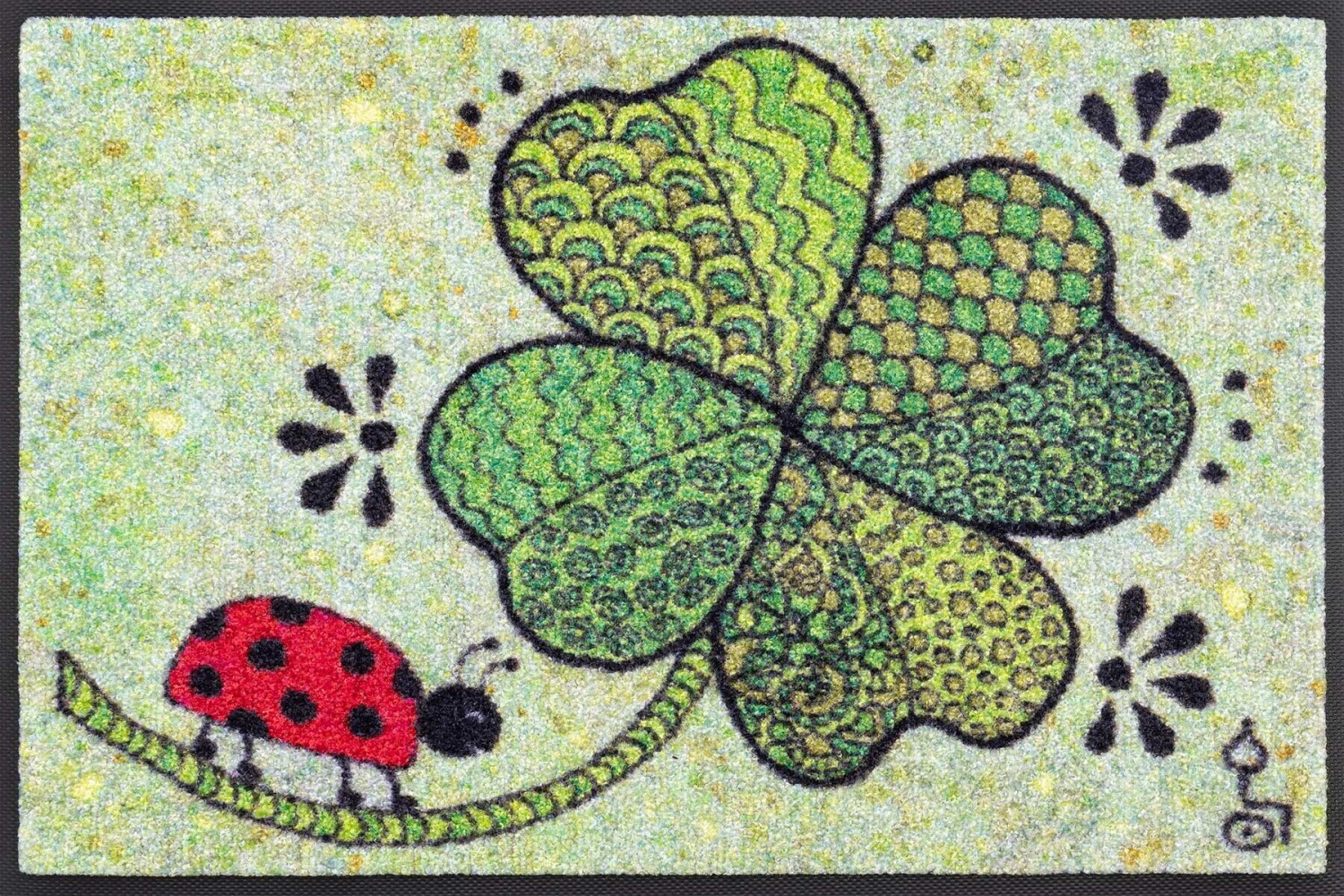 Wash+Dry Doormat Happiness on All Paths 40 x 60 cm