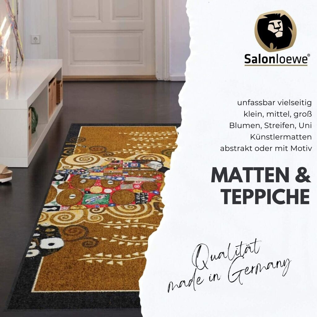 Salonloewe Fußmatte waschbar Weinrot 40x60 cm Schmutzfangmatte ab