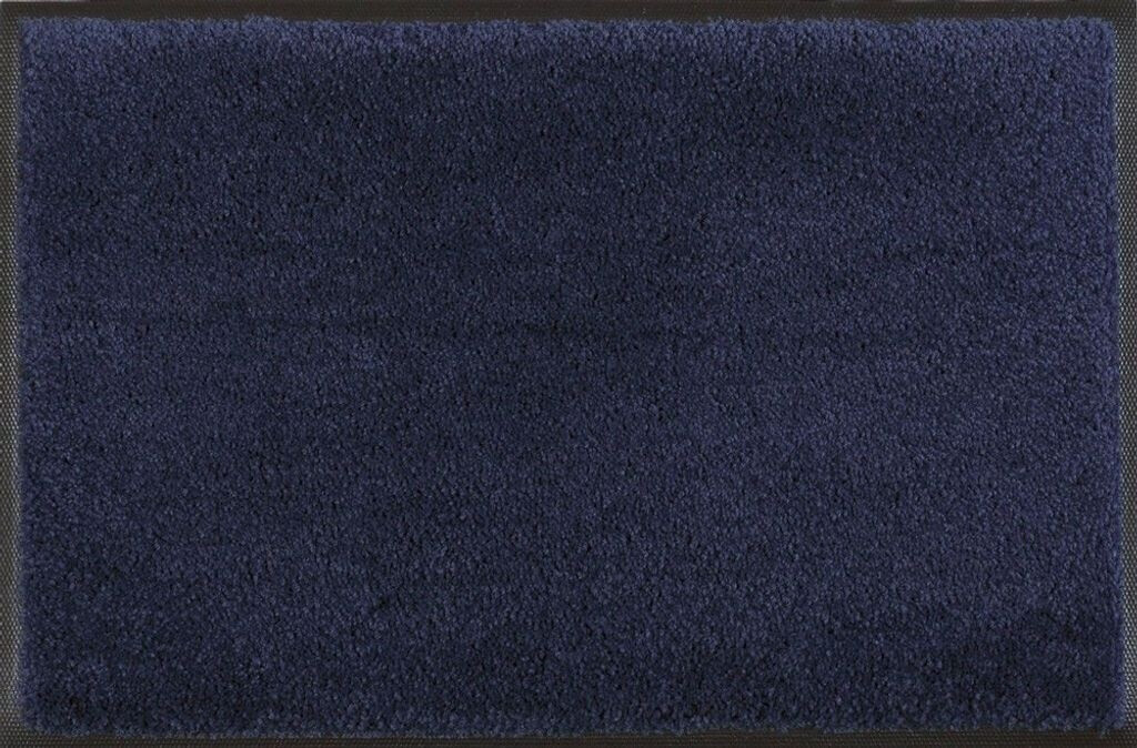 Wash+Dry Washable doormat navy 50 x 75 cm blue
