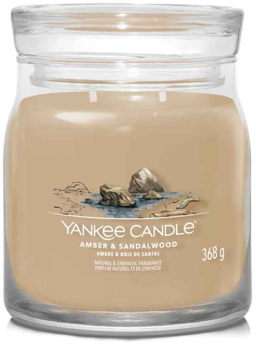 Yankee Candle Amber & Sandalwood 368g - Offrez-vous l'excellence dès aujourd'hui