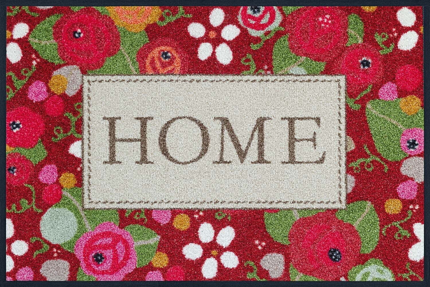 Wash+Dry Washable doormat Rose Cottage 50 x 75 cm