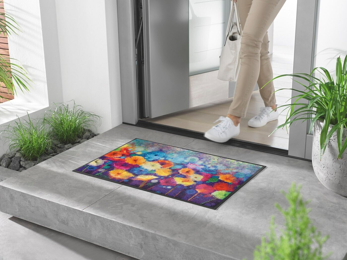 Wash+Dry Fußmatte waschbar Flowerlover 50 x 75 cm ab 35,99 € |  Preisvergleich bei