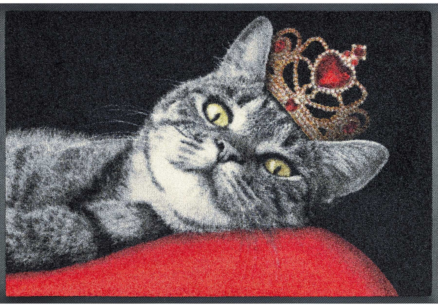 Wash+Dry Washable doormat Royal Cat 50 x 75 cm