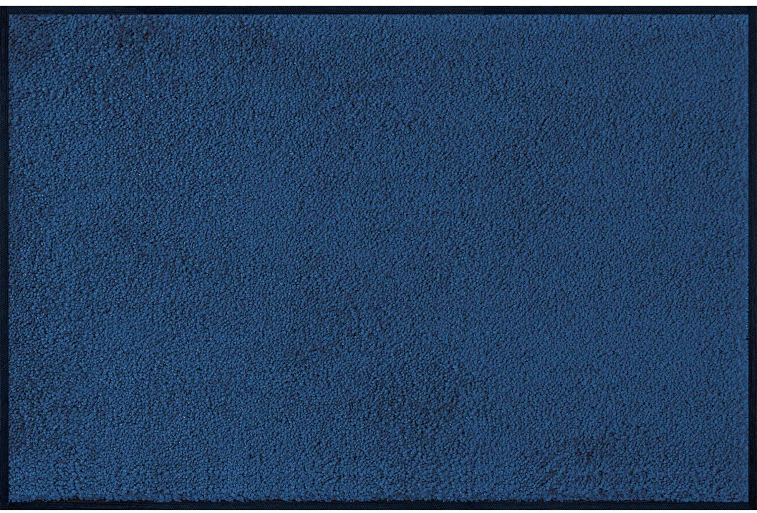 Wash+Dry Washable Navy 60 x 90 cm doormat blue