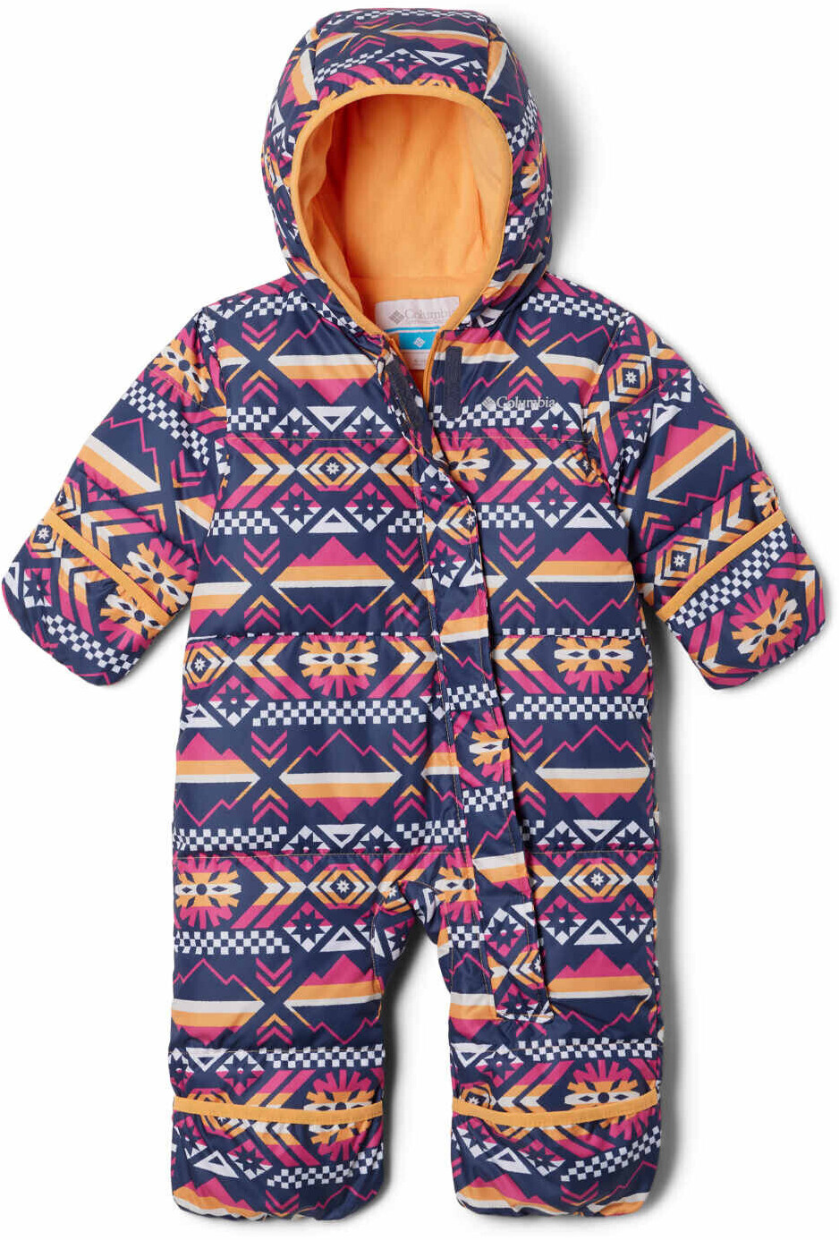 Columbia Snuggly Bunny Baby Suit (1516331) sunset peach checkered peaks