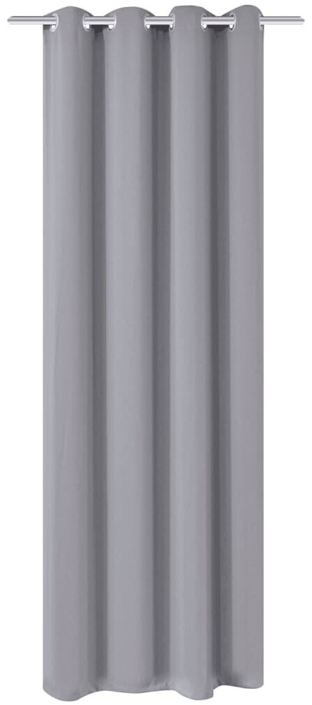 vidaXL Blackout curtain with metal eyelets 270 x 245 cm gray (132206)