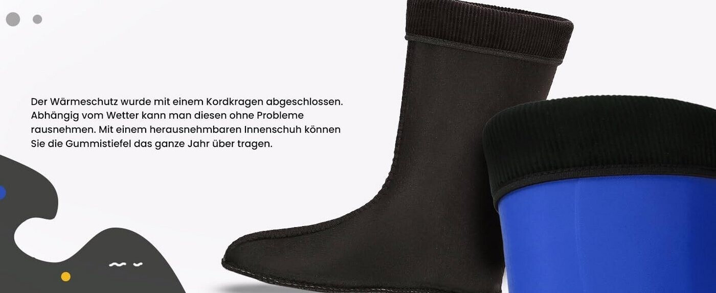 Bottes De Pluie Thermiques Enfant Ladeheid LA845KIDS - En EVA, Chaudes, Imperméables - Pour Jeux En Extérieur