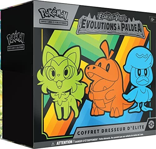 Cartes Pokémon Coffret dresseur d'Elite Ecarlate & Violet ETB EV03 Flammes  Obsidiennes à 56,90€