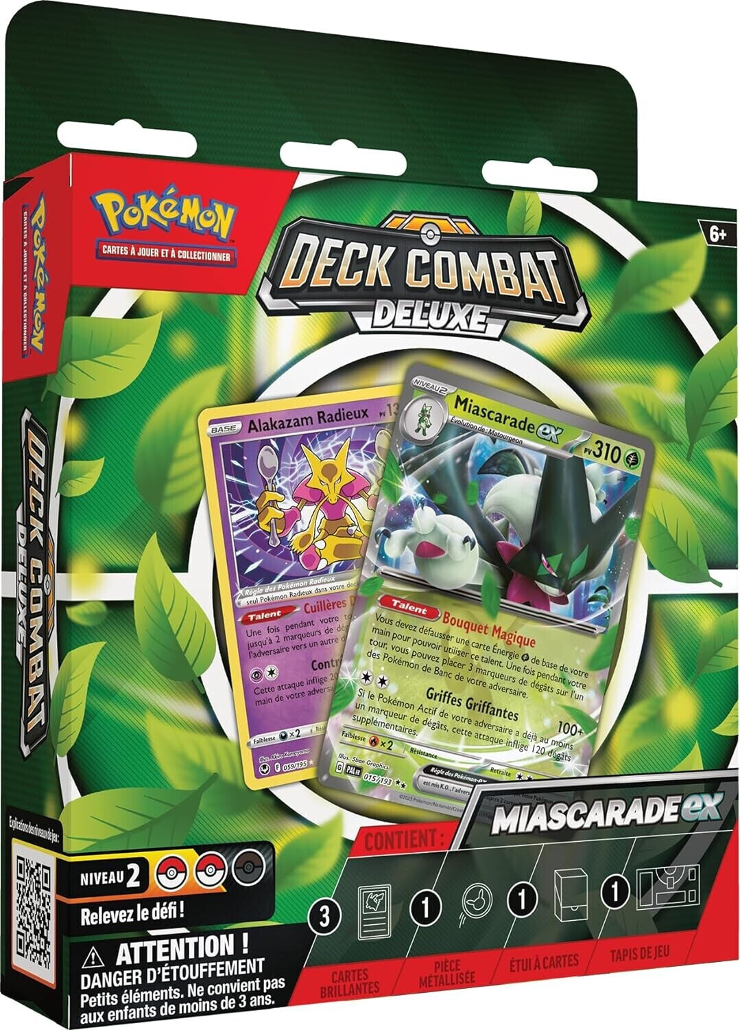Asmodée Pokémon Deck combat deluxe Miascarade-ex/Palmaval-ex (français)