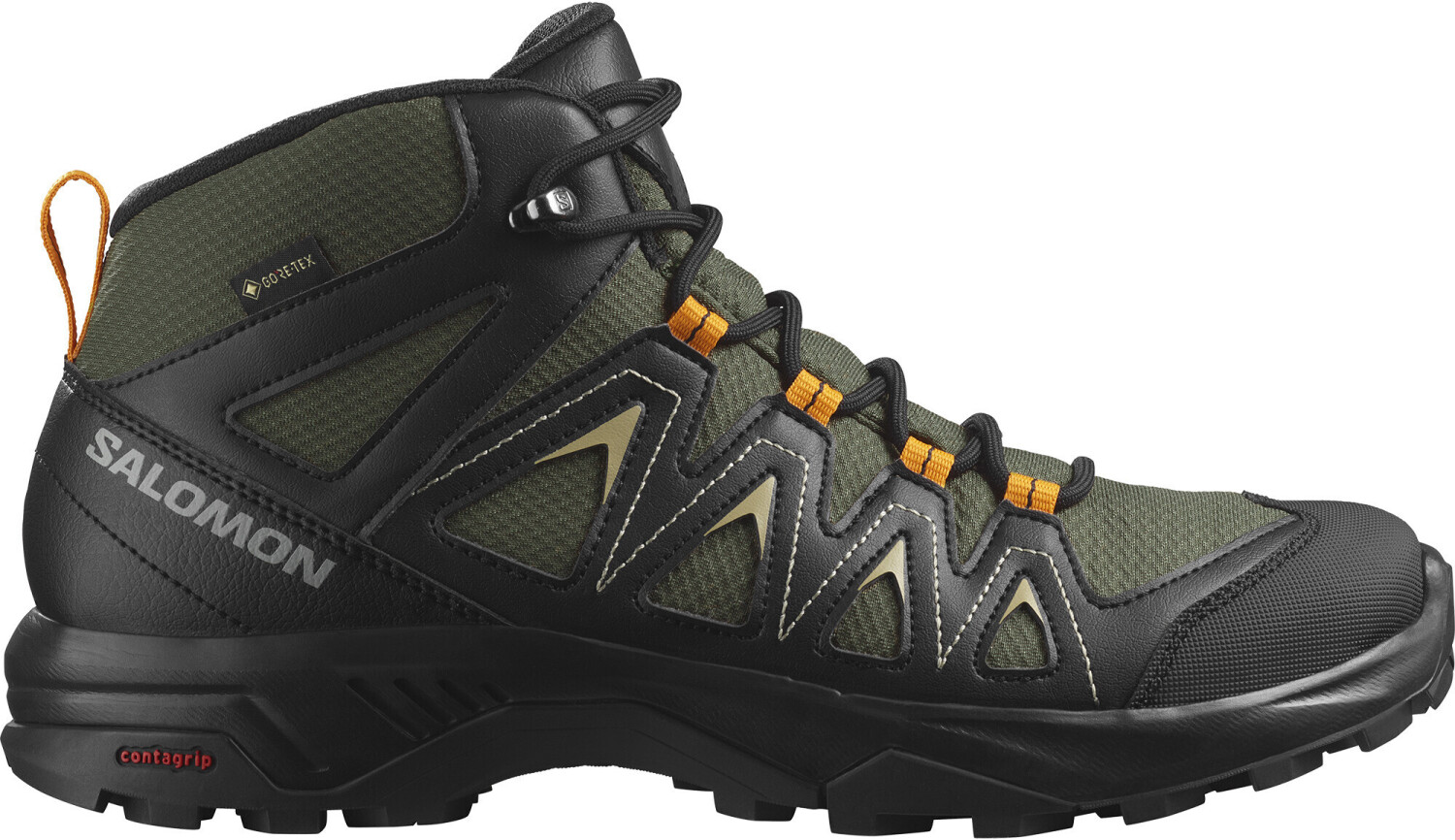 Salomon X Braze Mid Gore-Tex olive night/black/grey green