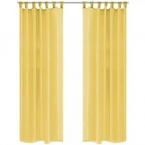 GOKSEL Blickdichte Gardinen 2er Set - Lichtundurchlässige Vorhänge Mit Ösen