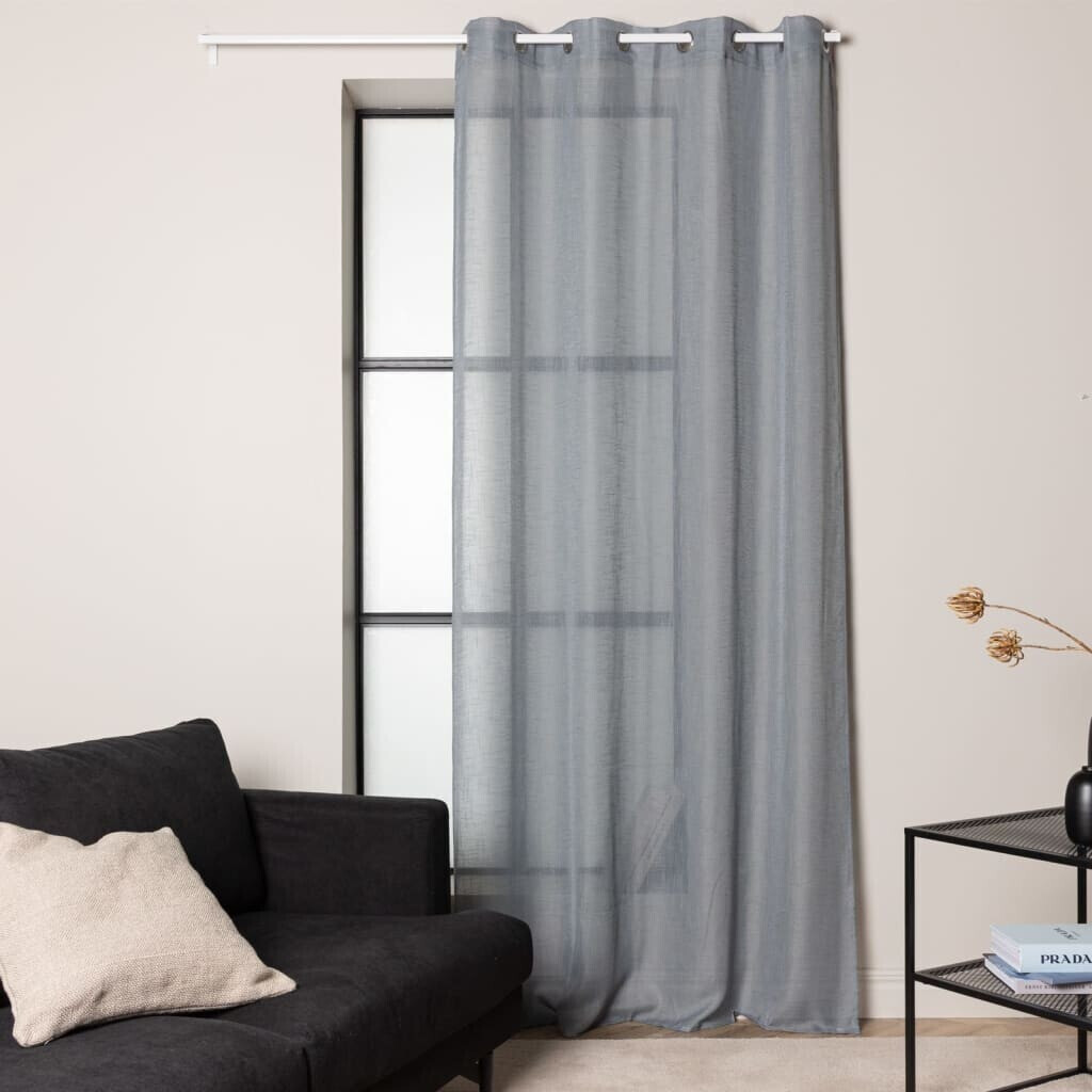 Photos - Curtains & Drapes VENTURE Design  Design Curtain Kaya 240x140 cm polyester light gray 