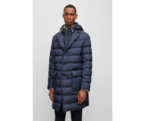 Hugo boss parka fur hood sale