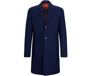 Hugo boss navy hotsell coat