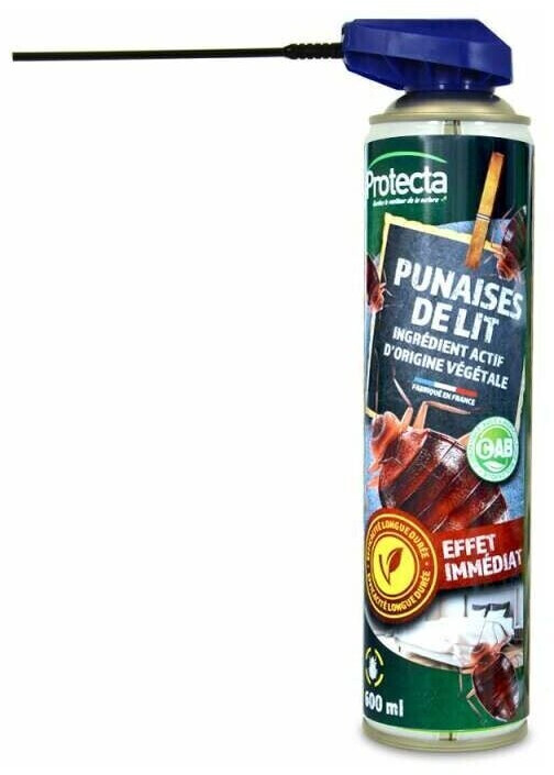 Protecta Bombe aérosol contre les punaises de lit 600 ml