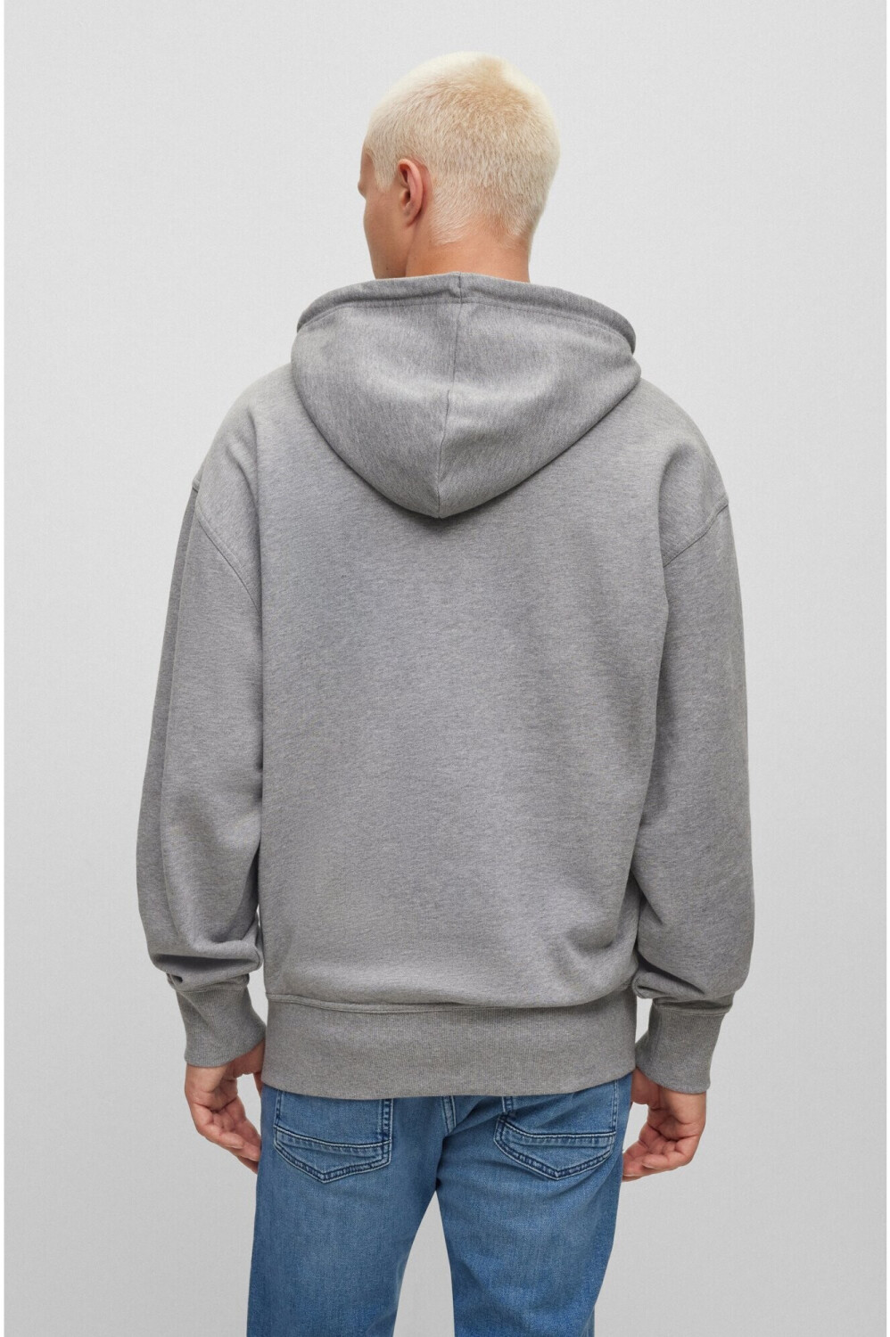 Hugo boss grey hoodie shop
