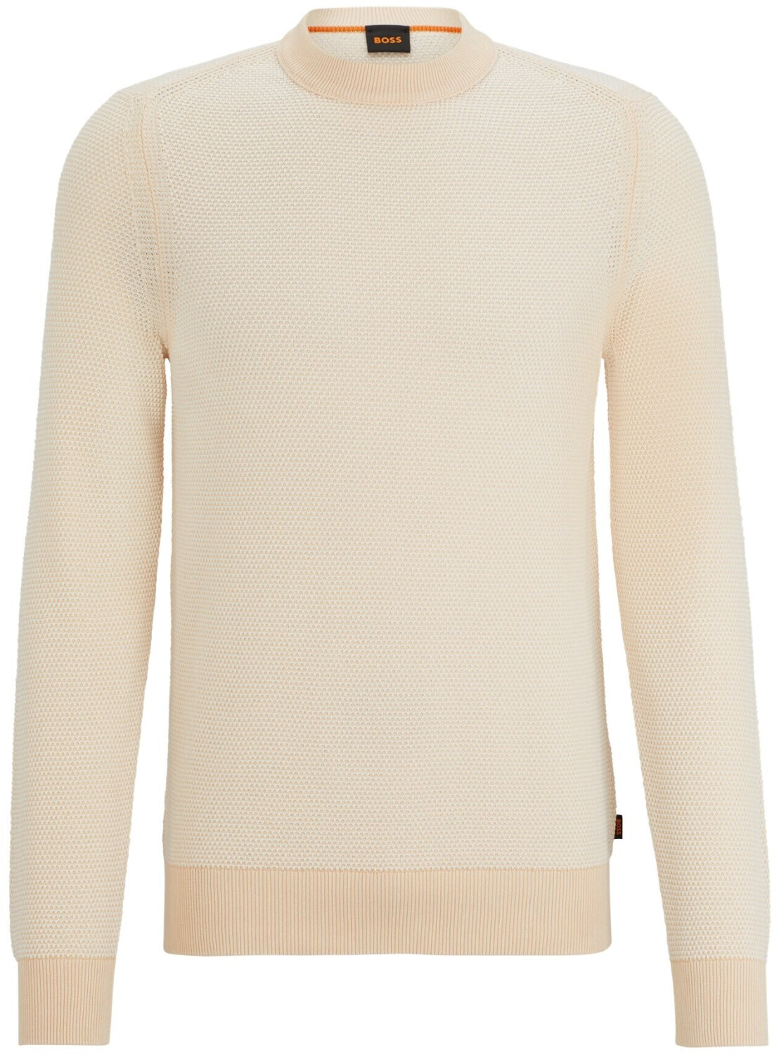 Hugo boss beige jumper clearance
