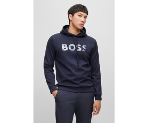 Hugo boss hoodie navy cheap