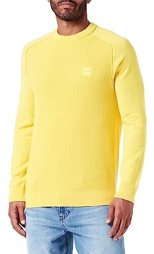 Hugo boss yellow jumper outlet