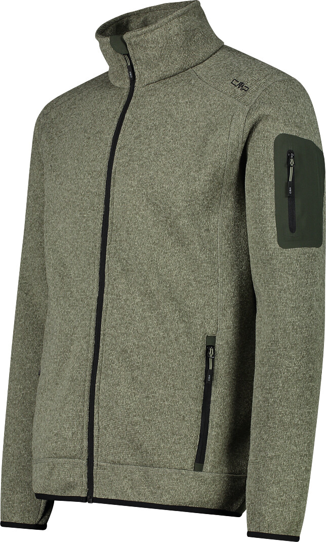 CMP Men Fleece Jacket (3H60747N) kaka/oil green ab 39,40 € | Preisvergleich  bei
