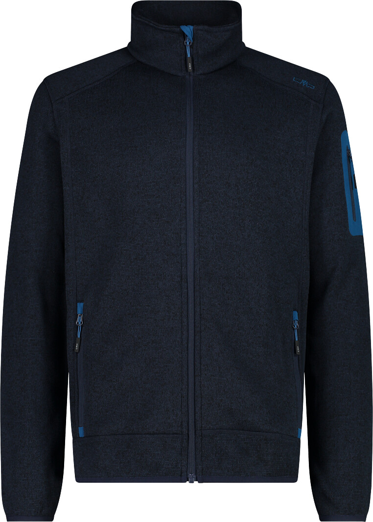 CMP Men Fleece Jacket (3H60747N) black blue/petrol
