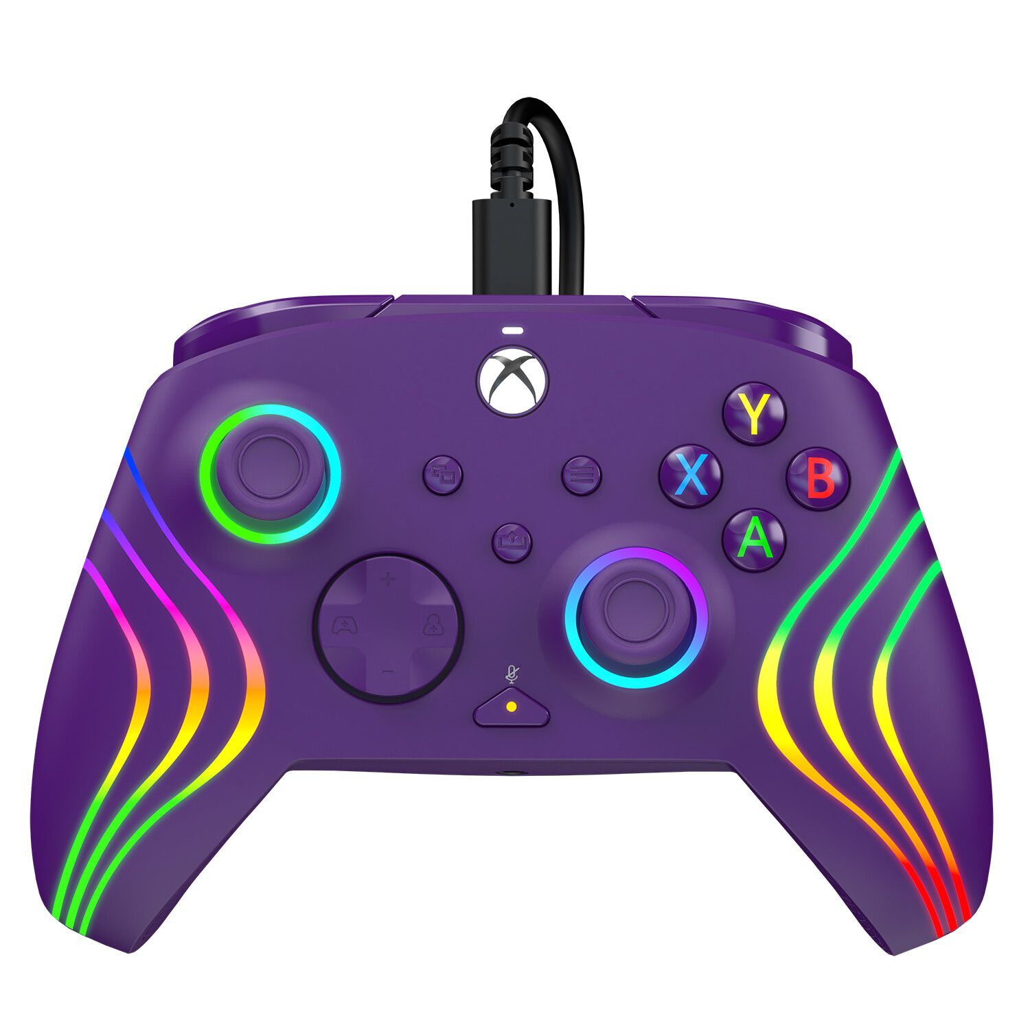 PDP Xbox Series X|S & PC Afterglow Wave Controller Purple