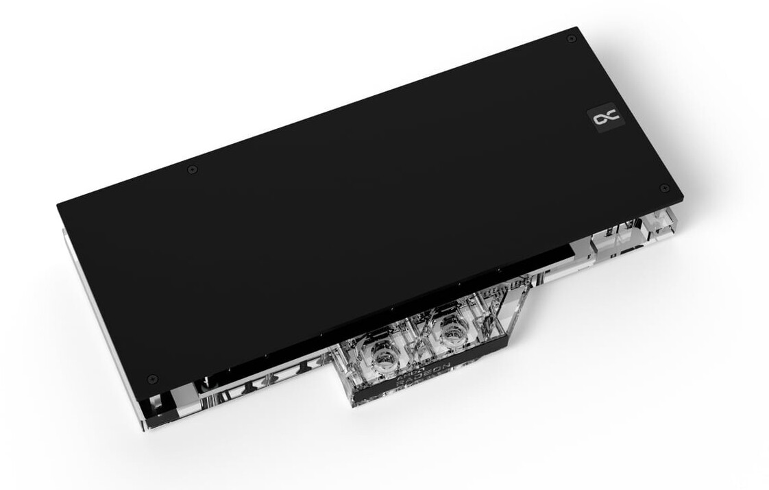 Waterblock Alphacool Eisblock Aurora RX 7900XT Reference Avec Backplate - Acryl, 4x Entrée G1/4"