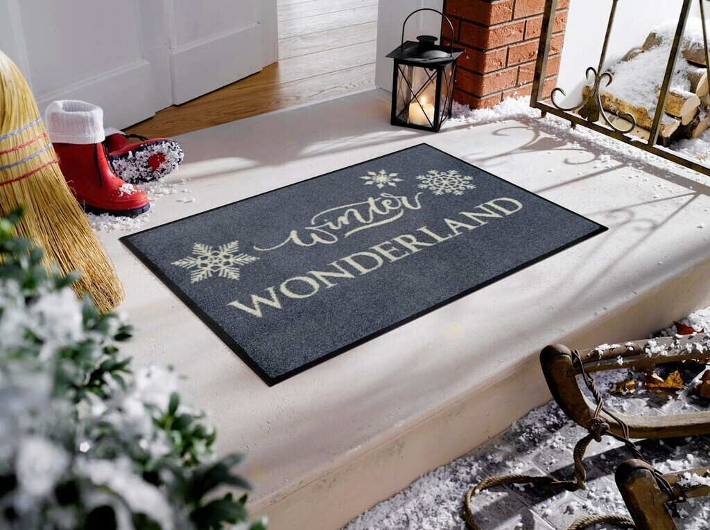 Wash+Dry Fußmatte Winter Wonderland grau 50x75 cm ab 38,36 € |  Preisvergleich bei