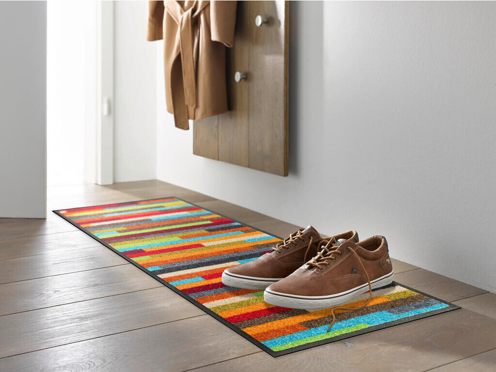 Wash+Dry Fußmatte Mikado Stripes bunt 35x75 cm ab 24,79 € | Preisvergleich  bei
