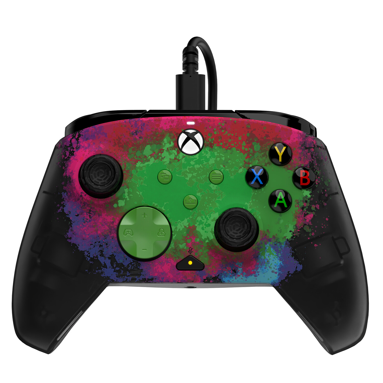 PDP Rematch Xbox Series X|S & PC Advanced Wired Controller GLOW Space Dust