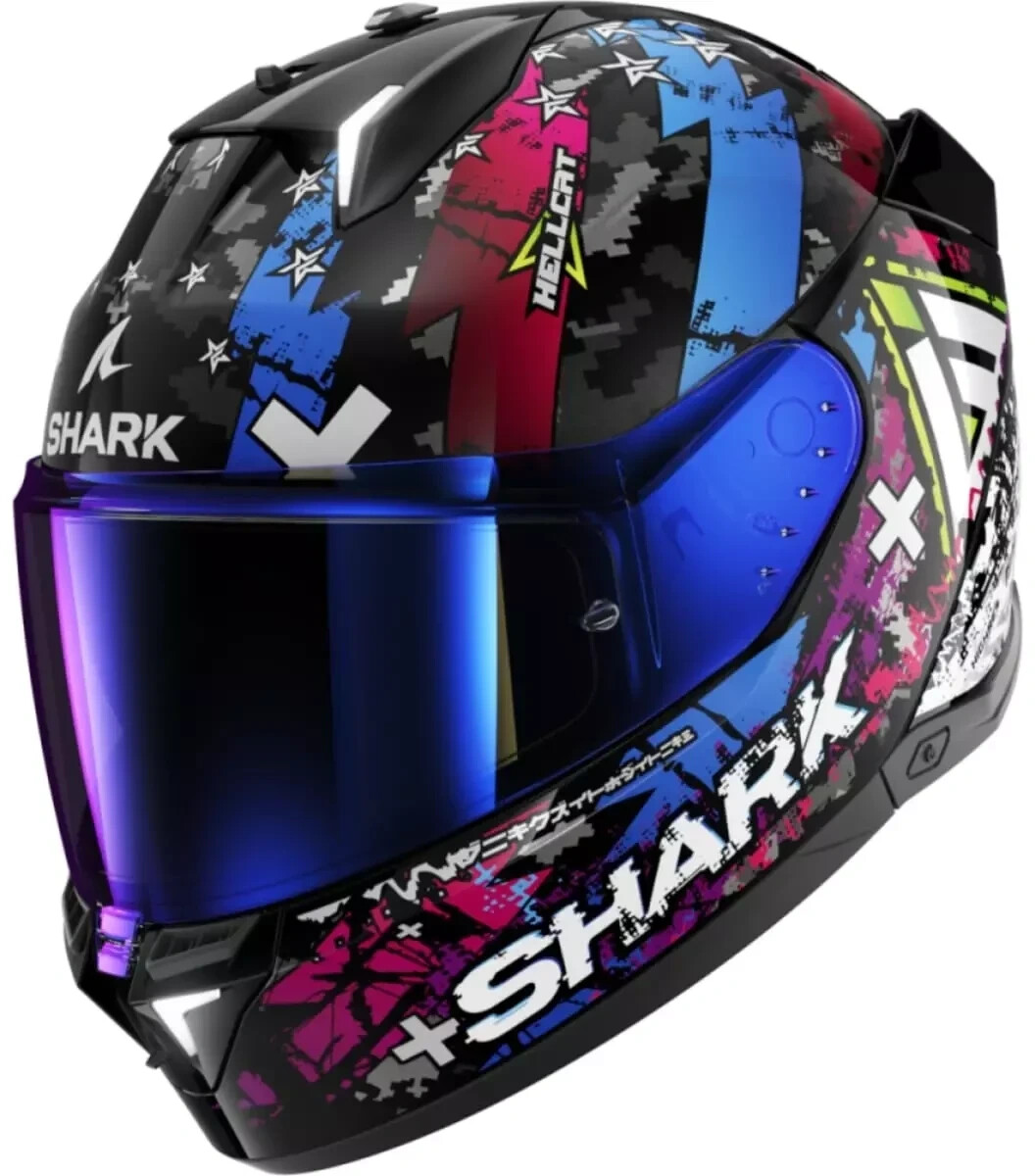 SHARK Skwal i3 Hellcat noir/chrome/bleu