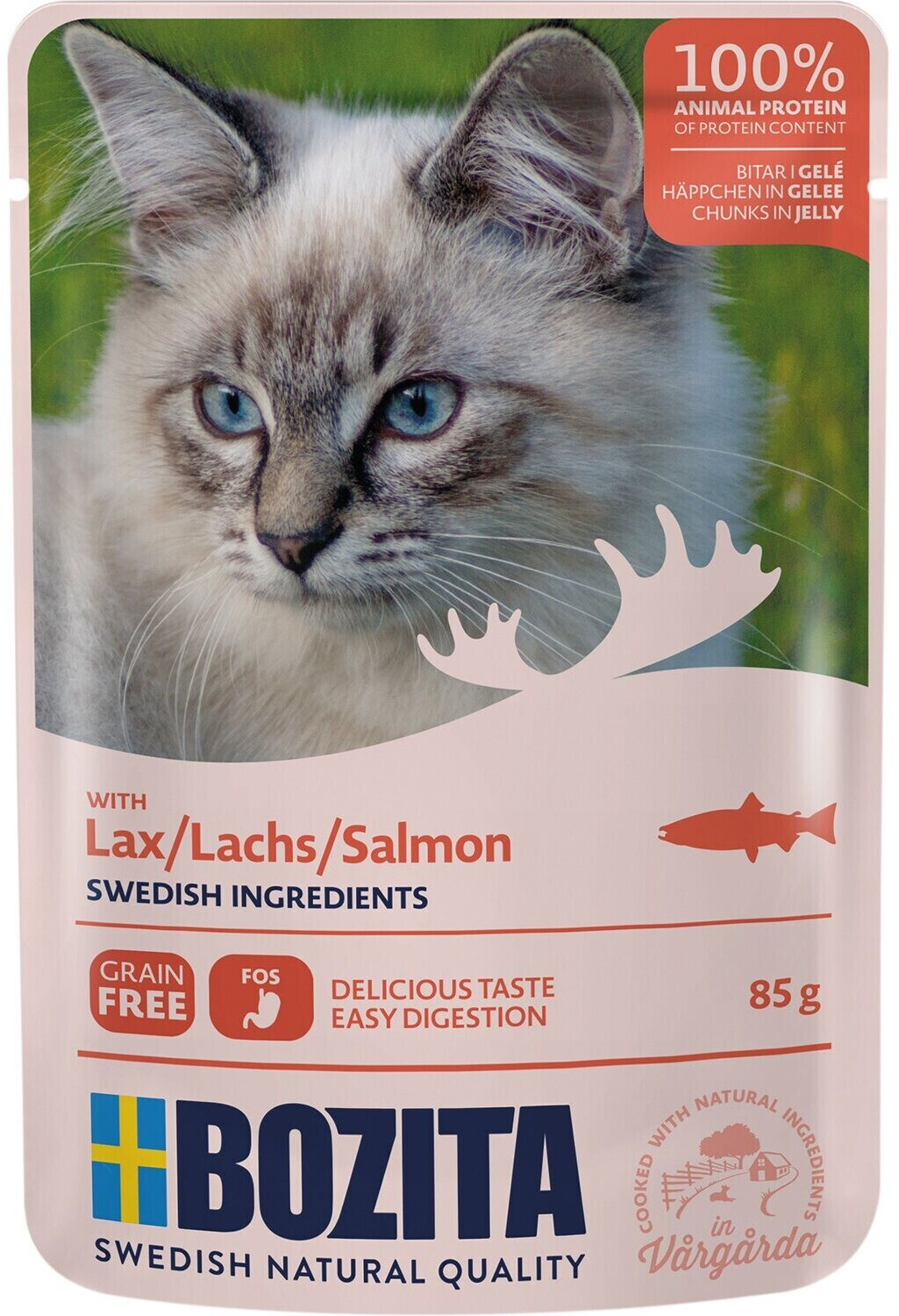 Bozita Appetizers in Jelly wet cat food salmon 85g