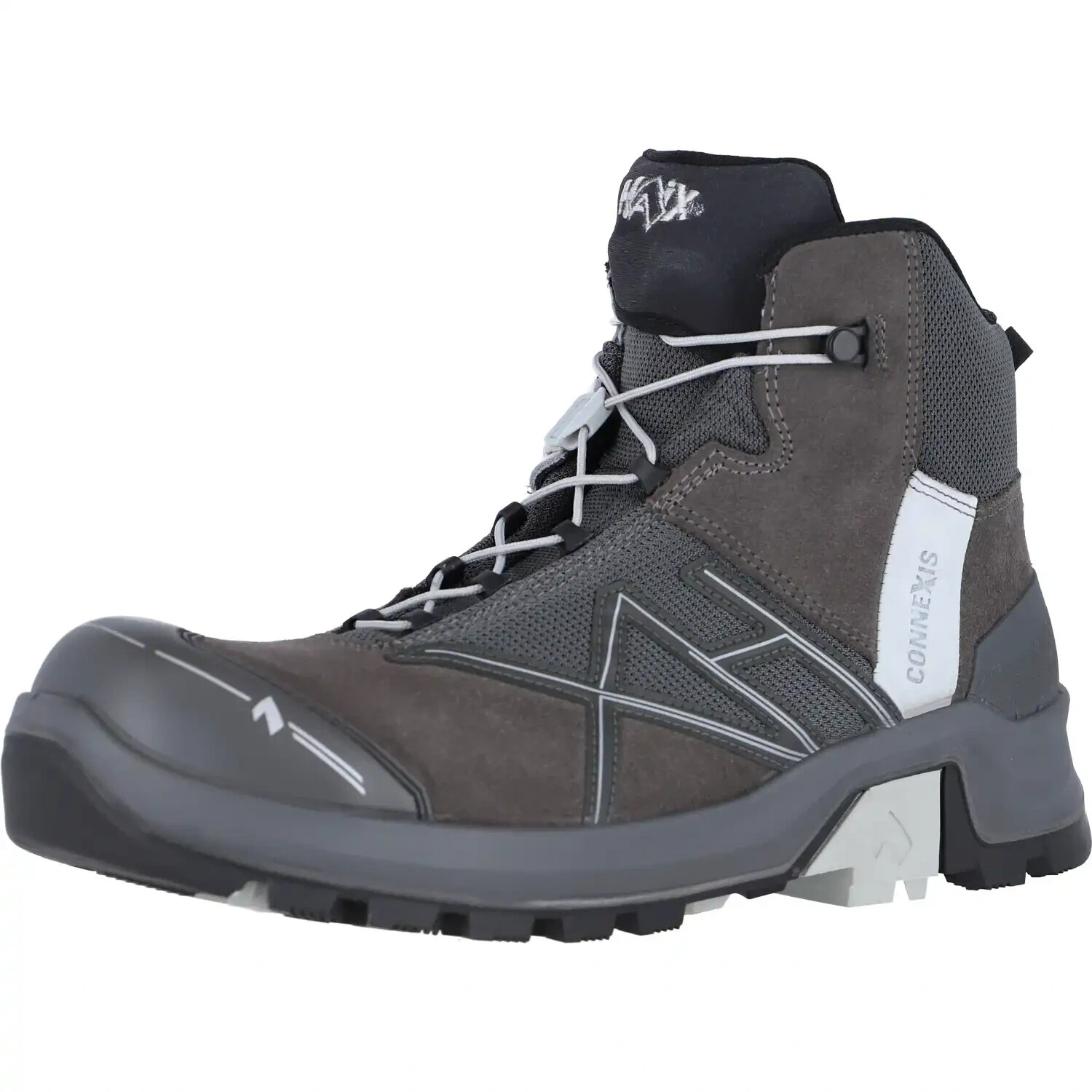 Haix Connexis Safety+ GTX mid 631010 S3 ESD SRC grey/silver